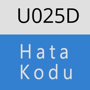 U025D hatasi