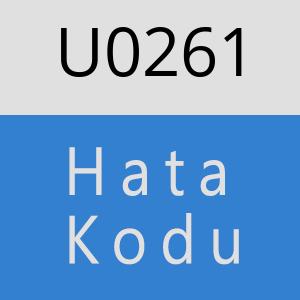 U0261 hatasi