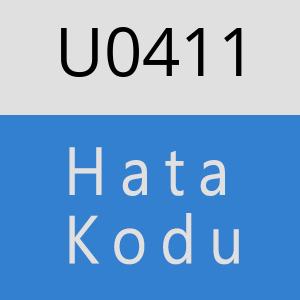 U0411 hatasi