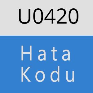 U0420 hatasi