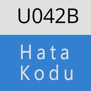 U042B hatasi