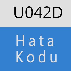 U042D hatasi