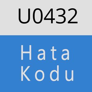 U0432 hatasi