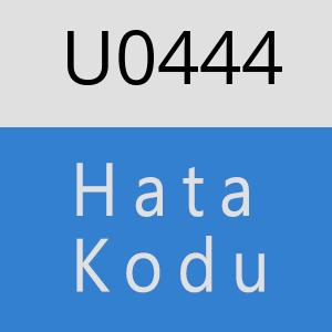 U0444 hatasi