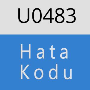 U0483 hatasi