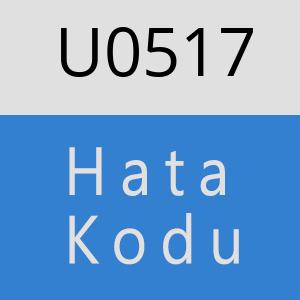 U0517 hatasi