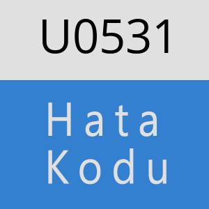 U0531 hatasi