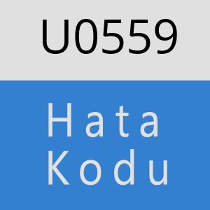 U0559 hatasi