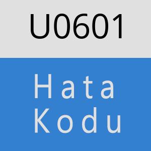 U0601 hatasi