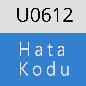 U0612 hatasi