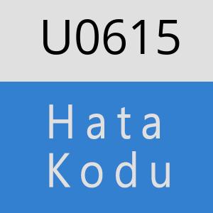 U0615 hatasi