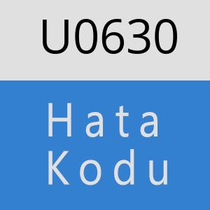 U0630 hatasi