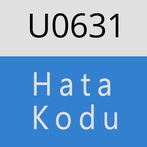 U0631 hatasi