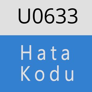 U0633 hatasi