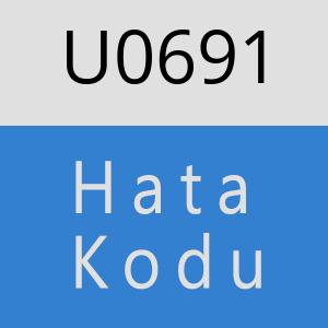 U0691 hatasi