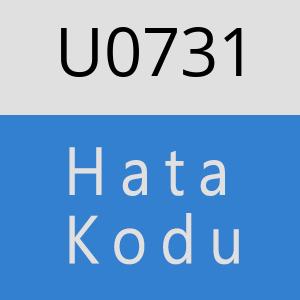 U0731 hatasi