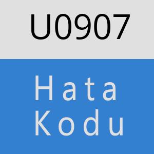 U0907 hatasi