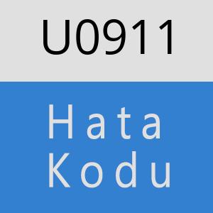 U0911 hatasi