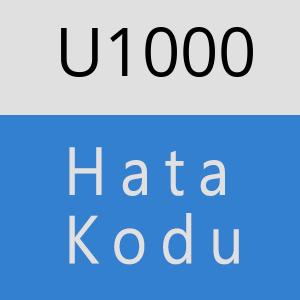 U1000 hatasi