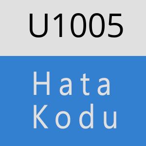 U1005 hatasi