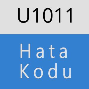 U1011 hatasi