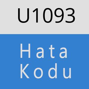 U1093 hatasi