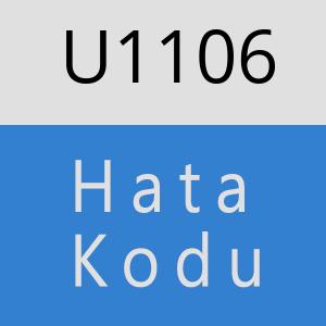 U1106 hatasi