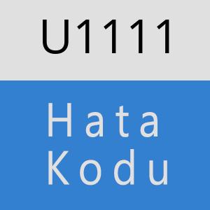 U1111 hatasi