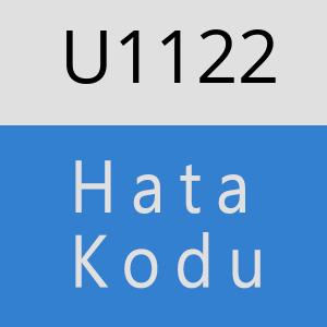 U1122 hatasi