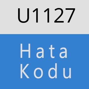 U1127 hatasi