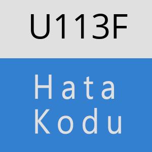 U113F hatasi