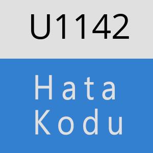 U1142 hatasi