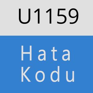 U1159 hatasi