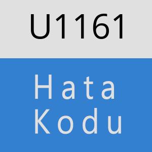 U1161 hatasi