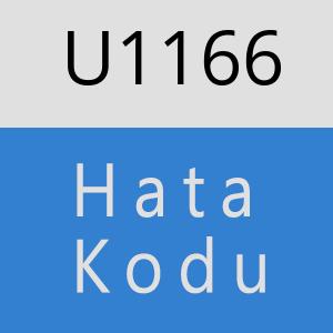 U1166 hatasi