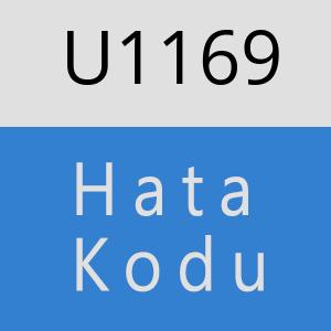 U1169 hatasi