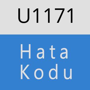 U1171 hatasi