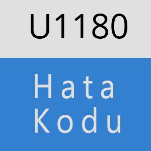 U1180 hatasi