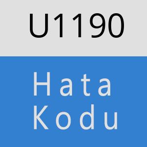 U1190 hatasi