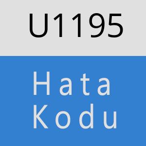 U1195 hatasi