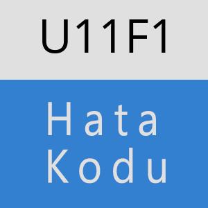 U11F1 hatasi