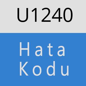 U1240 hatasi