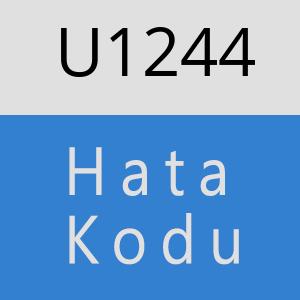 U1244 hatasi