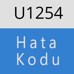 U1254 hatasi