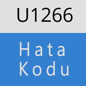 U1266 hatasi