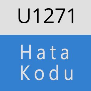 U1271 hatasi