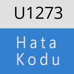 U1273 hatasi