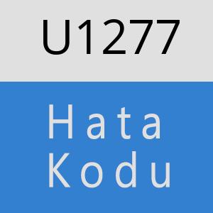 U1277 hatasi