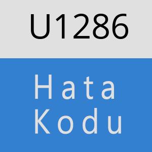 U1286 hatasi