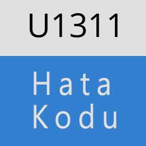 U1311 hatasi